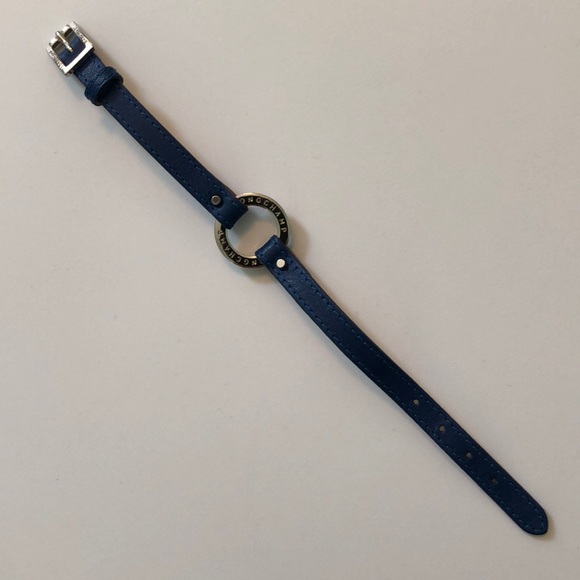 Longchamp Le Foulonne Bracelet in Navy - Picture 2 of 5